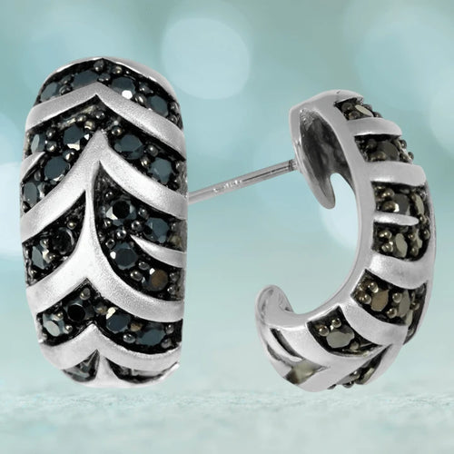 Daniel Steiger Jungle Fever Zebra Earrings