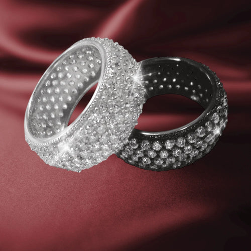 Daniel Steiger Dash White Rhodium Ring