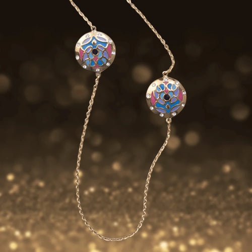 Daniel Steiger Golden Peacock Necklace