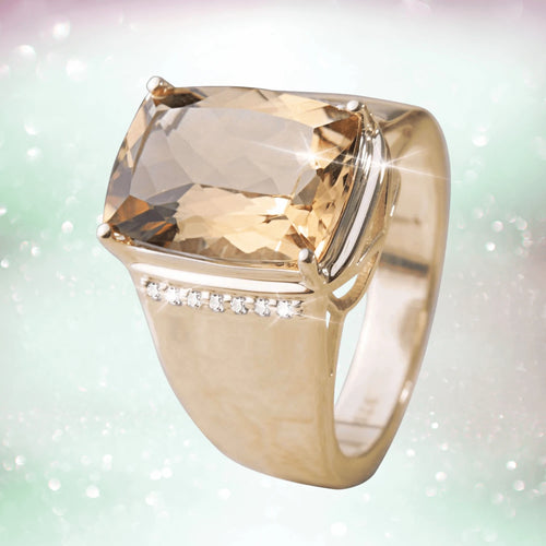 Daniel Steiger Champagne Quartz Ring