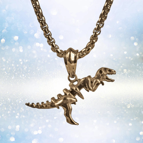 Daniel Steiger Jurrasica Yellow Gold Pendant