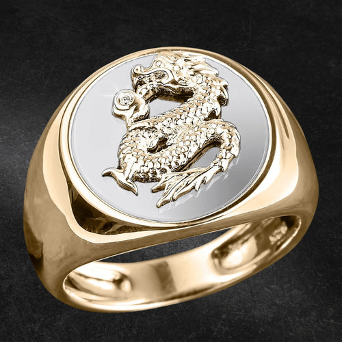 Daniel Steiger Dragon Emperor White Ring