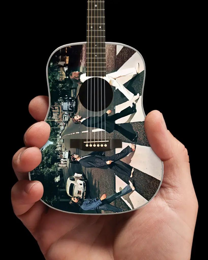 Daniel Steiger Fab Four 'Fully Licensed' Abbey Road Mini Acoustic Guitar Model