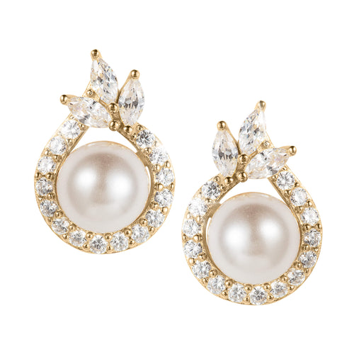 Daniel Steiger Ocean’s Moonlight Pearl Earrings