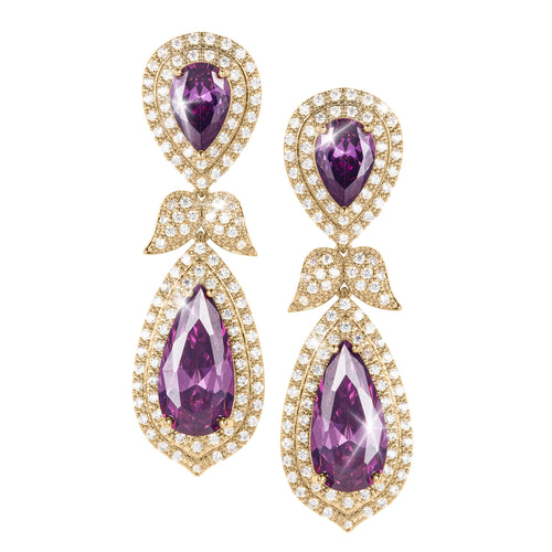 Daniel Steiger Wisteria Majesty Earrings