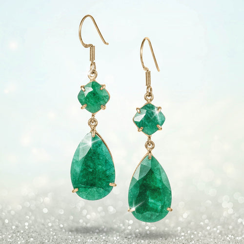 Daniel Steiger Esmeralda Drop Earrings