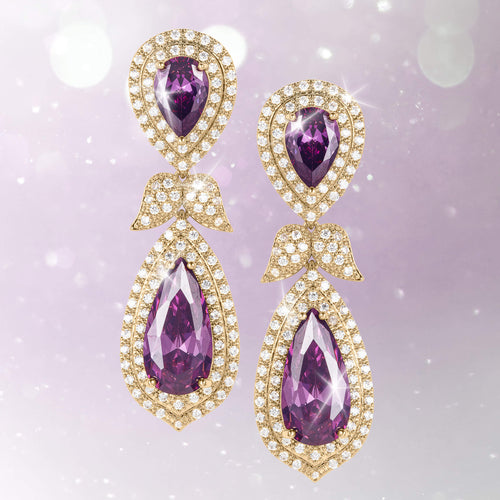 Daniel Steiger Wisteria Majesty Earrings