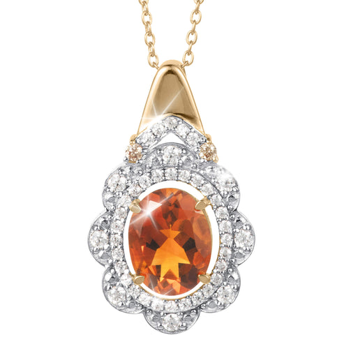 Daniel Steiger Honey Glow Citrine Pendant