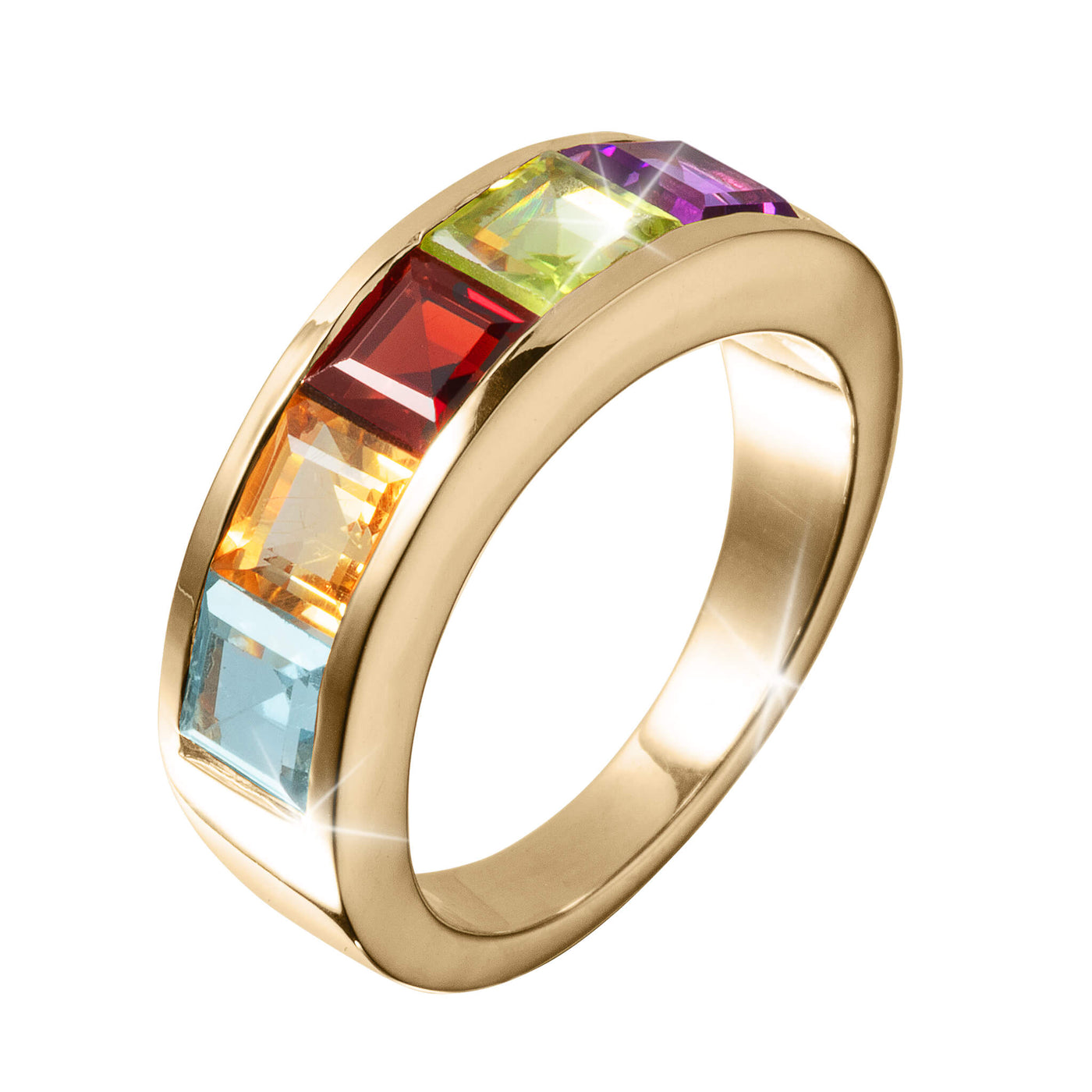 Daniel Steiger Radiant Rainbow Ladies Ring