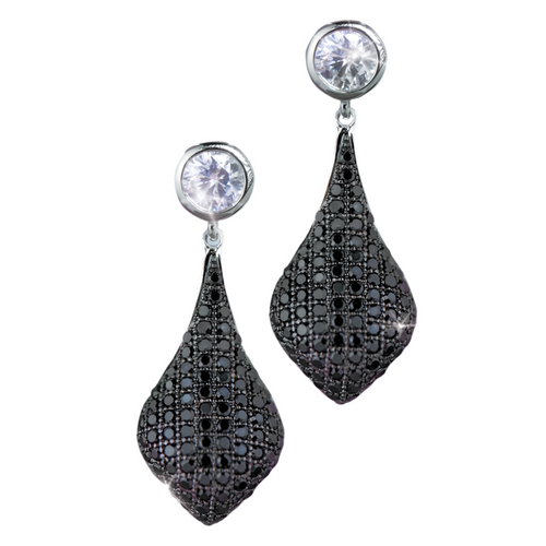 Daniel Steiger Micro Pave Drop Earrings