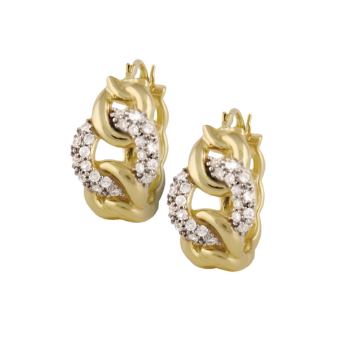 Daniel Steiger Golden Chain Earrings