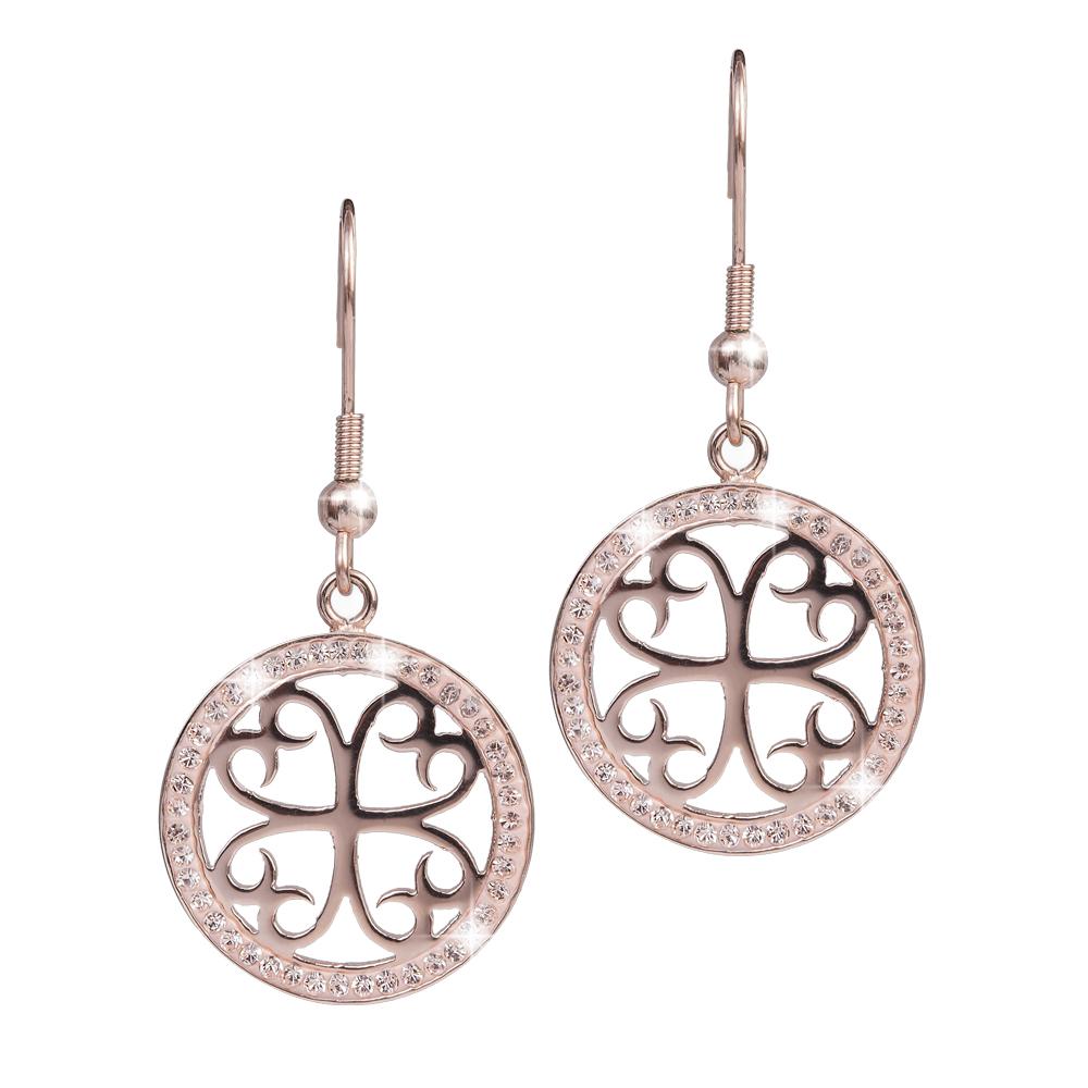 Daniel Steiger Ladies' Celtic Rose Gold Earrings