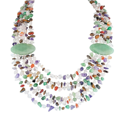 Daniel Steiger Jade Cascade Necklace