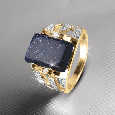 Daniel Steiger Lancelot Blue Sunstone Ring