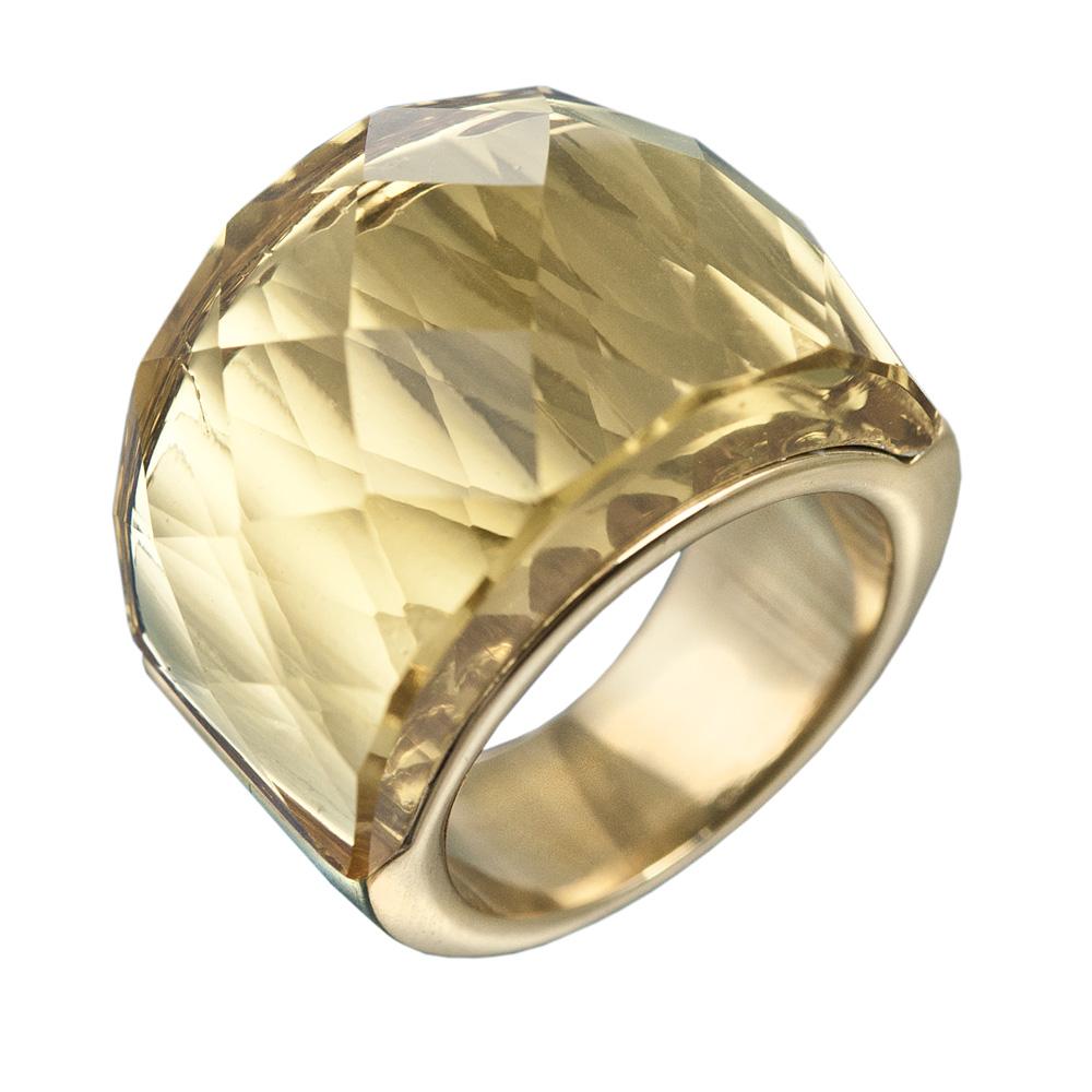 Daniel Steiger Yellow Crystal Kaleidoscope Ring