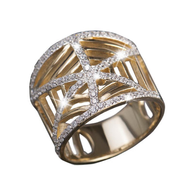 Daniel Steiger Golden Cobweb Ring