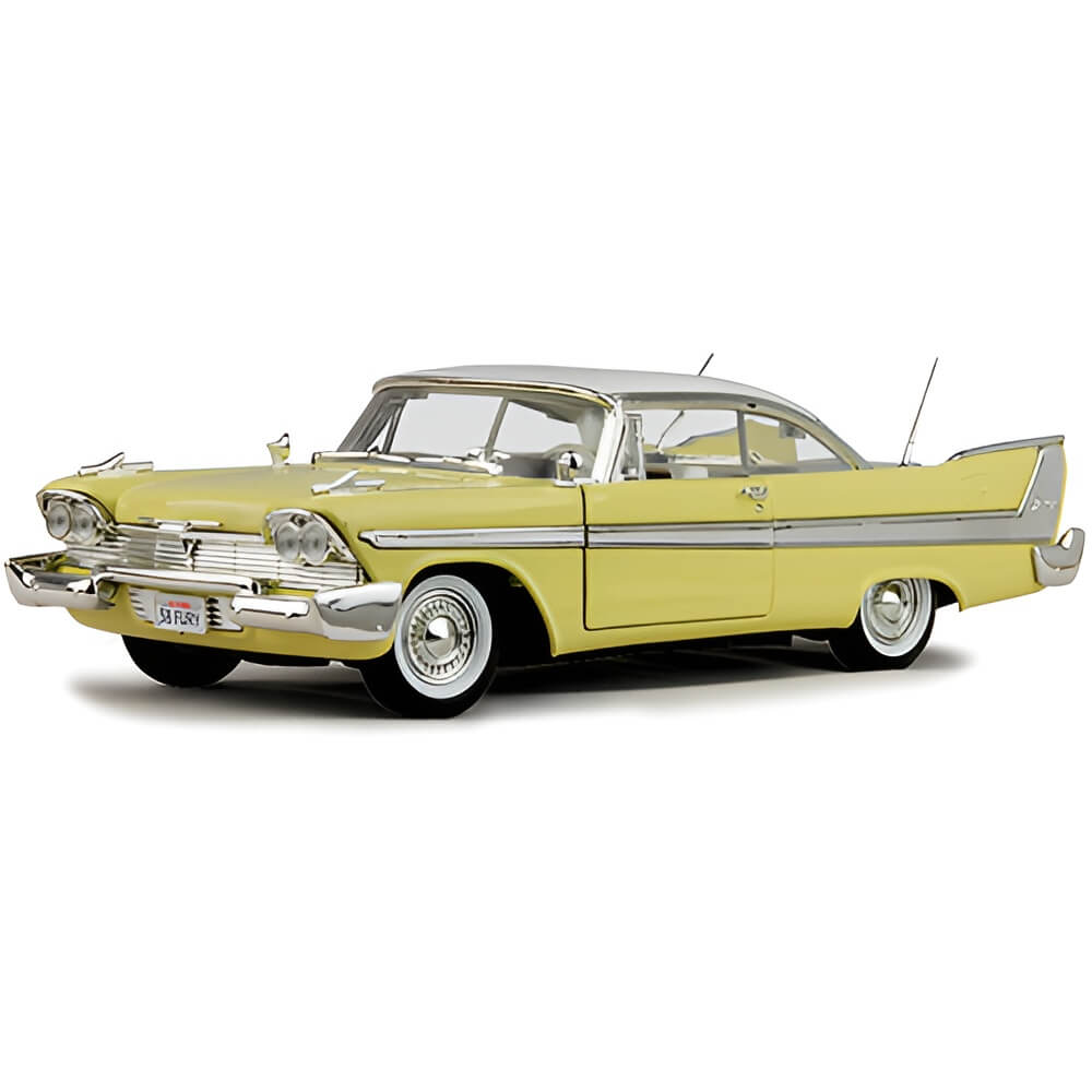Neo Scale Models - Plymouth Fury Hardtop 1958 - Blue/White - 1/43 Neo Scale Models - Plymouth Fury Hardtop 1958 - Blue/White - 1/43