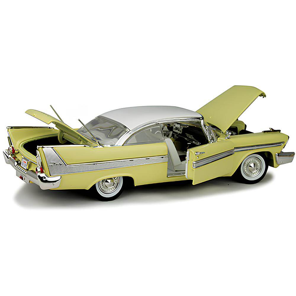 1/18 プリムスフューリー 1958 ライトイエロー ダイキャスト製ミニカー 1958 Plymouth Anniversary Fury | Timepieces International