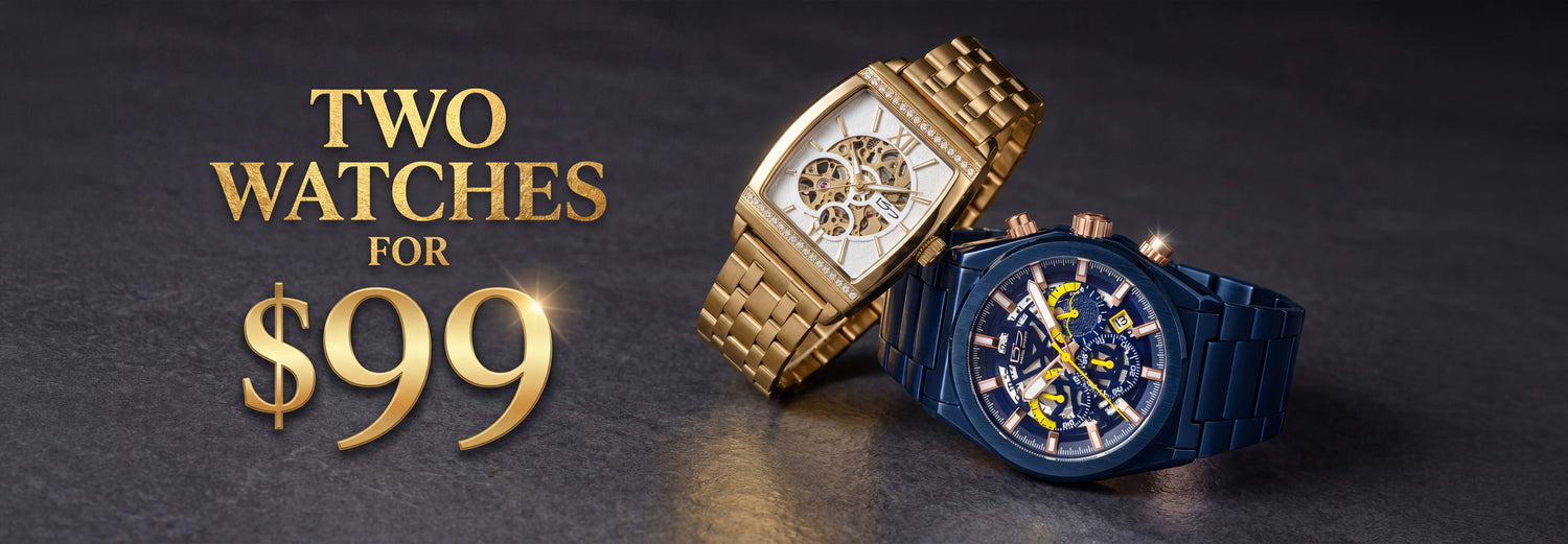 Two Watches For $99 Sale Banner