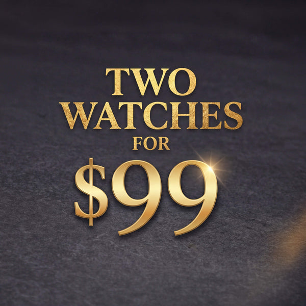 Two Watches For $99 Sale Banner
