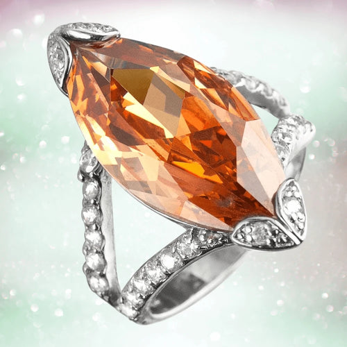 Marquise Champagne Ring
