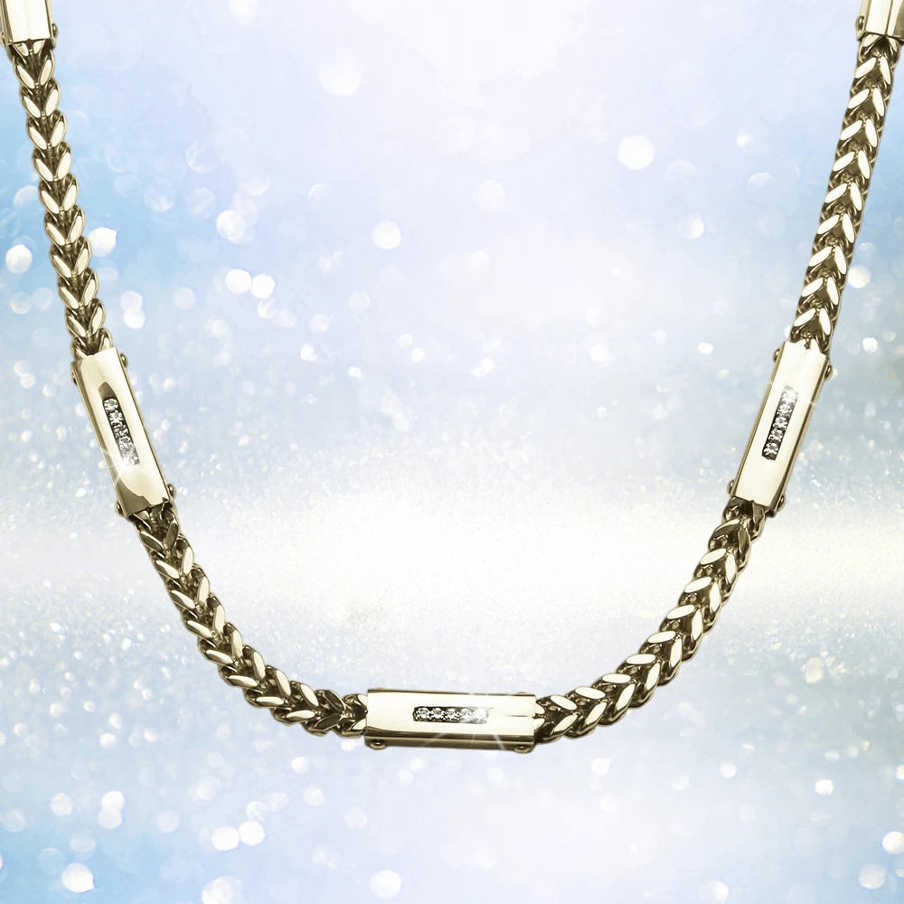 Daniel Steiger Quadrant Steel Necklace