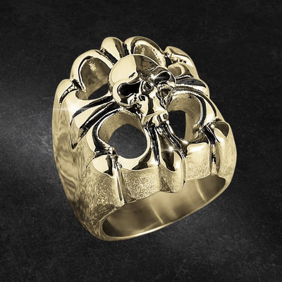 Daniel Steiger Gold Skull Arena Ring