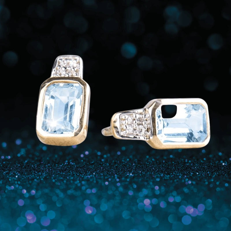 Oseaan Aquamarine Earrings