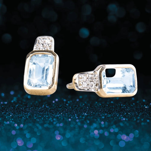 Oseaan Aquamarine Earrings