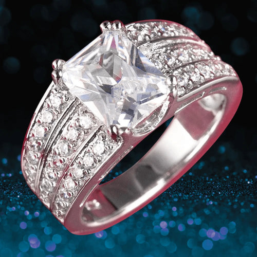 Daniel Steiger Princess Ring Rhodium