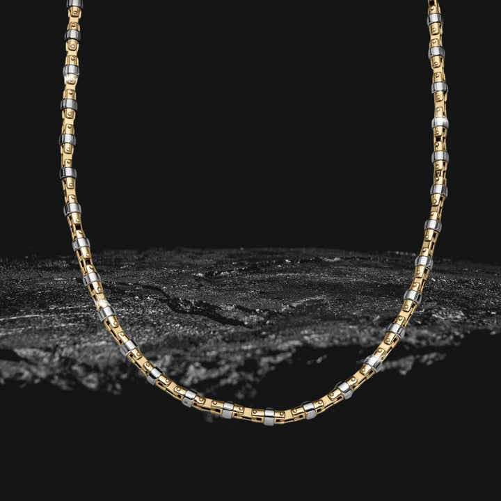 Daniel Steiger Two-Tone Rivets Necklace