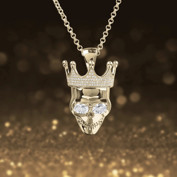 Daniel Steiger King Of Rock Skull Pendant