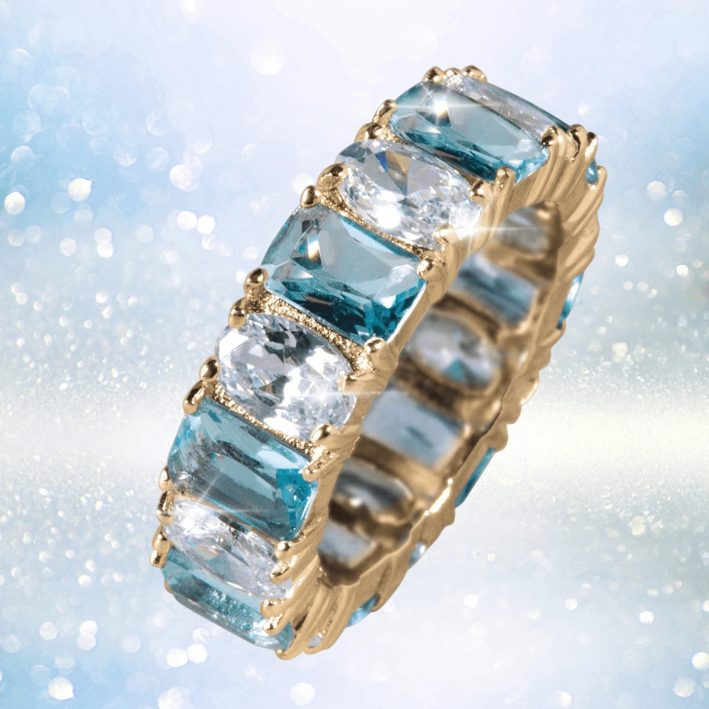 Daniel Steiger Madeline Aqua Eternity Ring