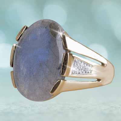 Daniel Steiger Men's Labradorite Ring