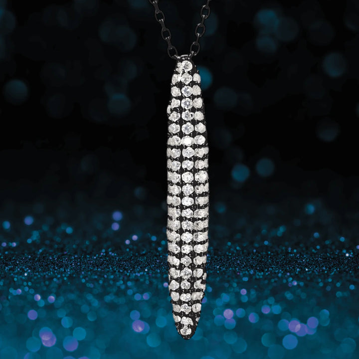 Daniel Steiger Dash Black Rhodium Pendant