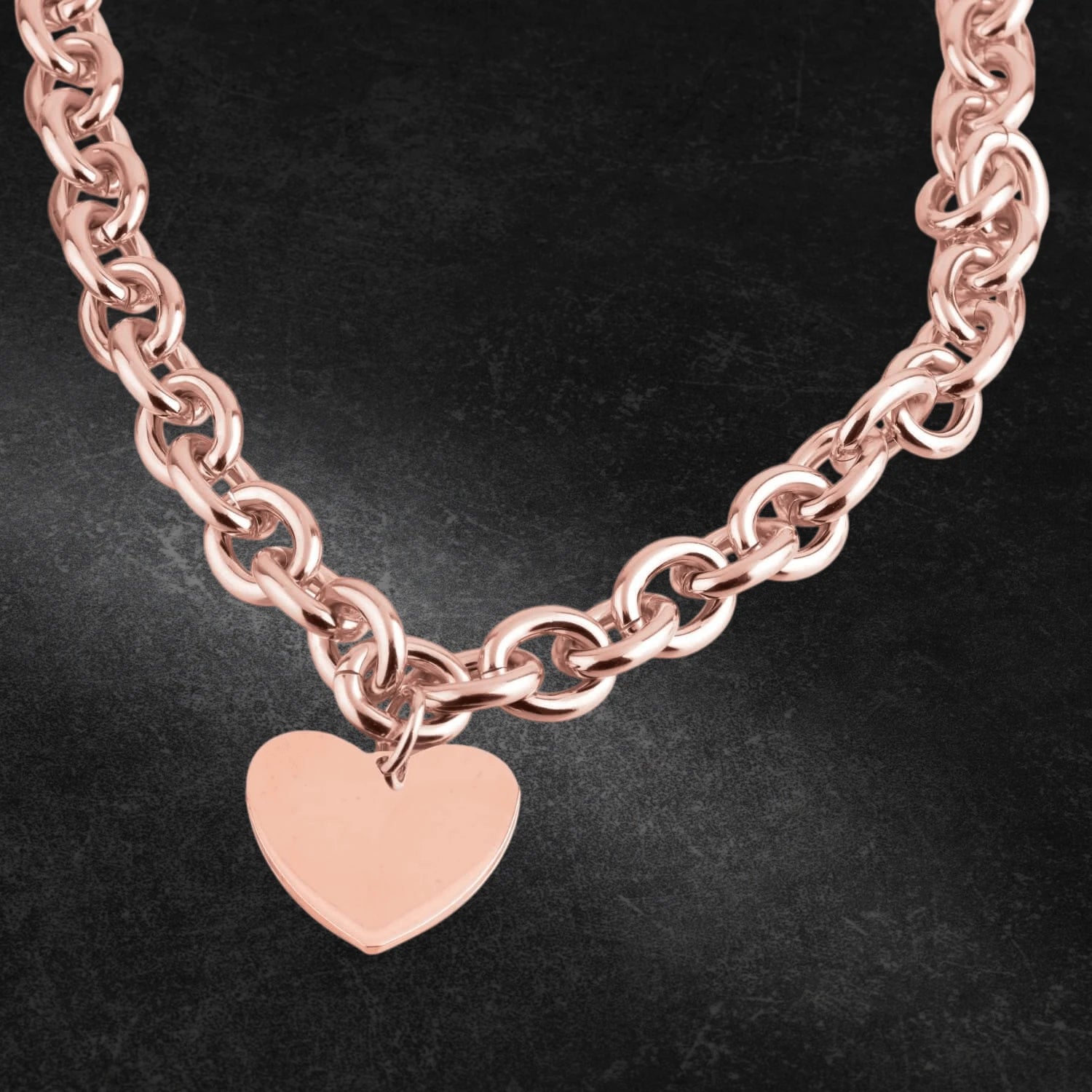 Daniel Steiger Tesoro Amore Rose Gold Necklace