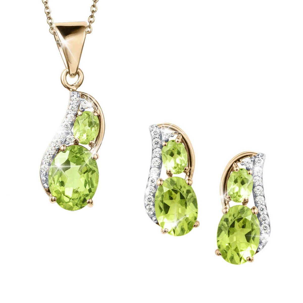 Dewdrop Peridot Double Collection