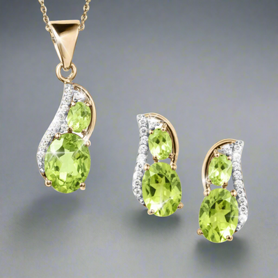 Dewdrop Peridot Double Collection