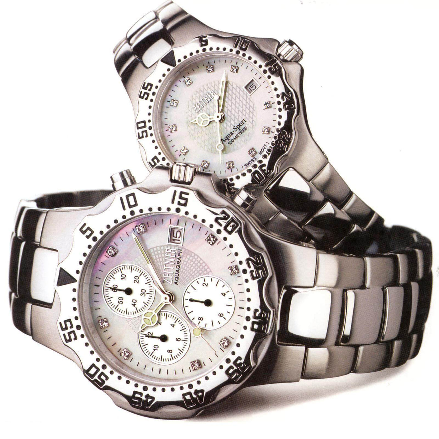 Aquagraph Steel Diamond Men's Watch
