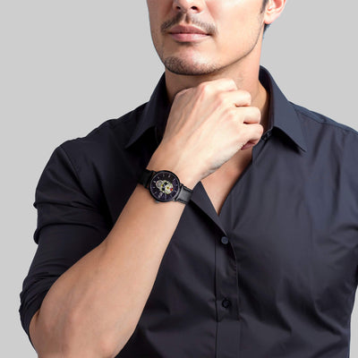 Rebel Skull Men's Black Watch