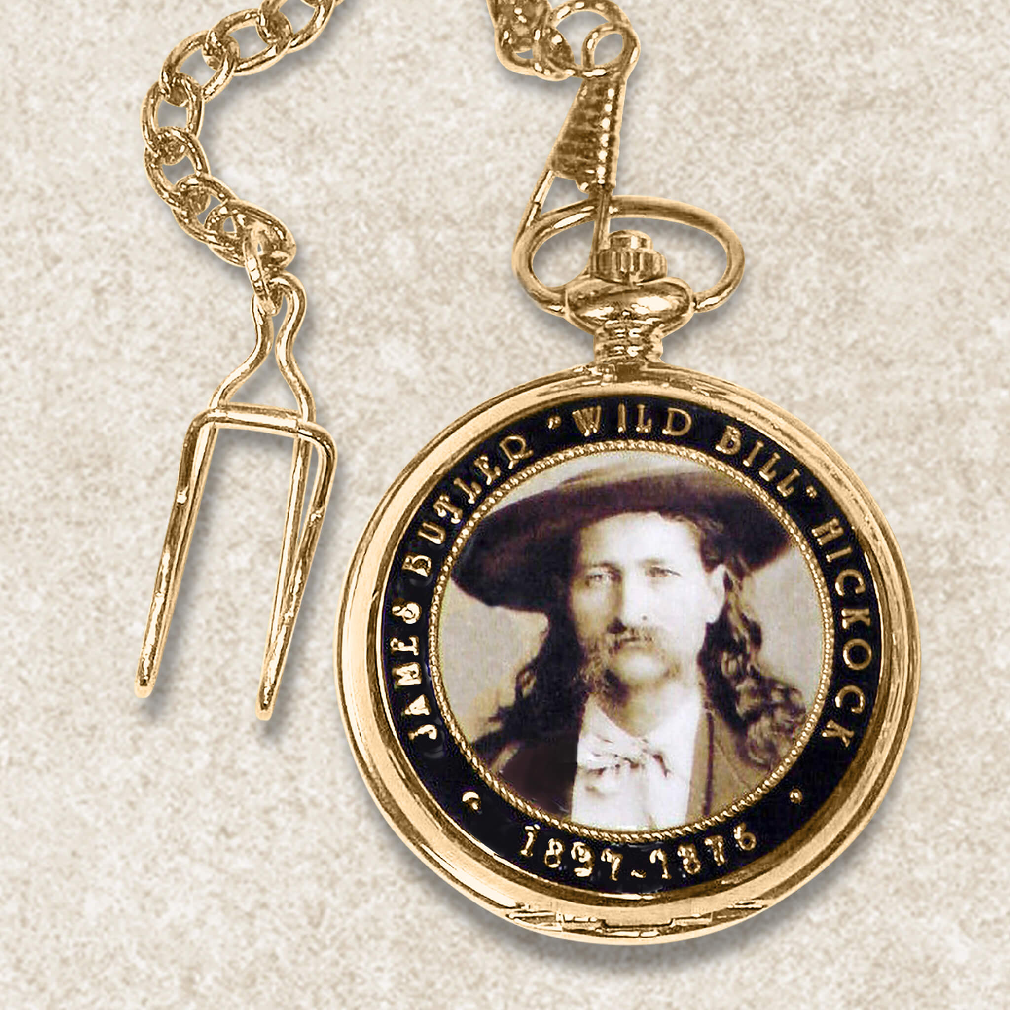 Wild Bill Hickok 50s ヴィンテージ　ペインター Western Legends Wild Bill Pocket Watch – Timepieces International