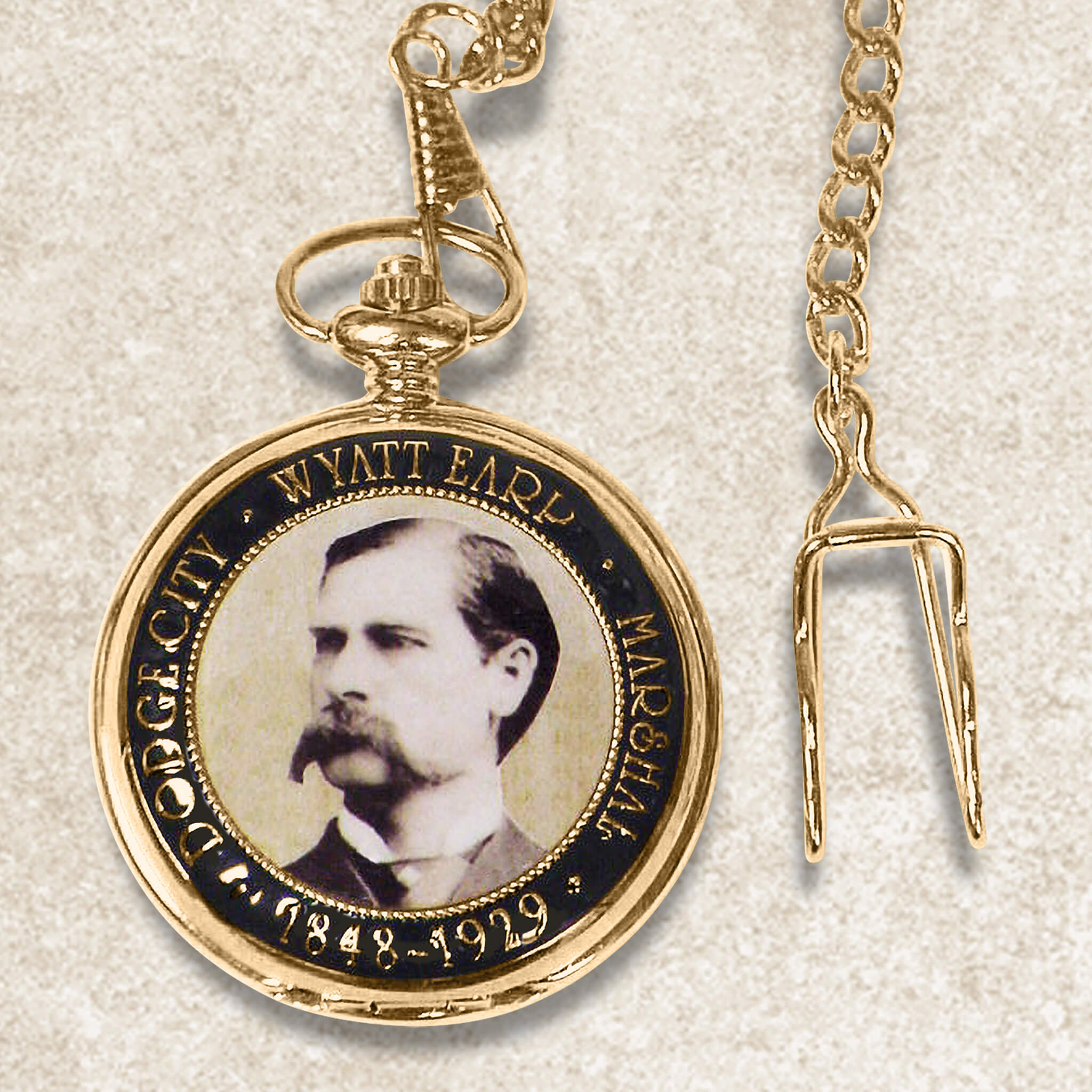 Daniel Steiger Western Legends Wyatt Earp Pocket Watch