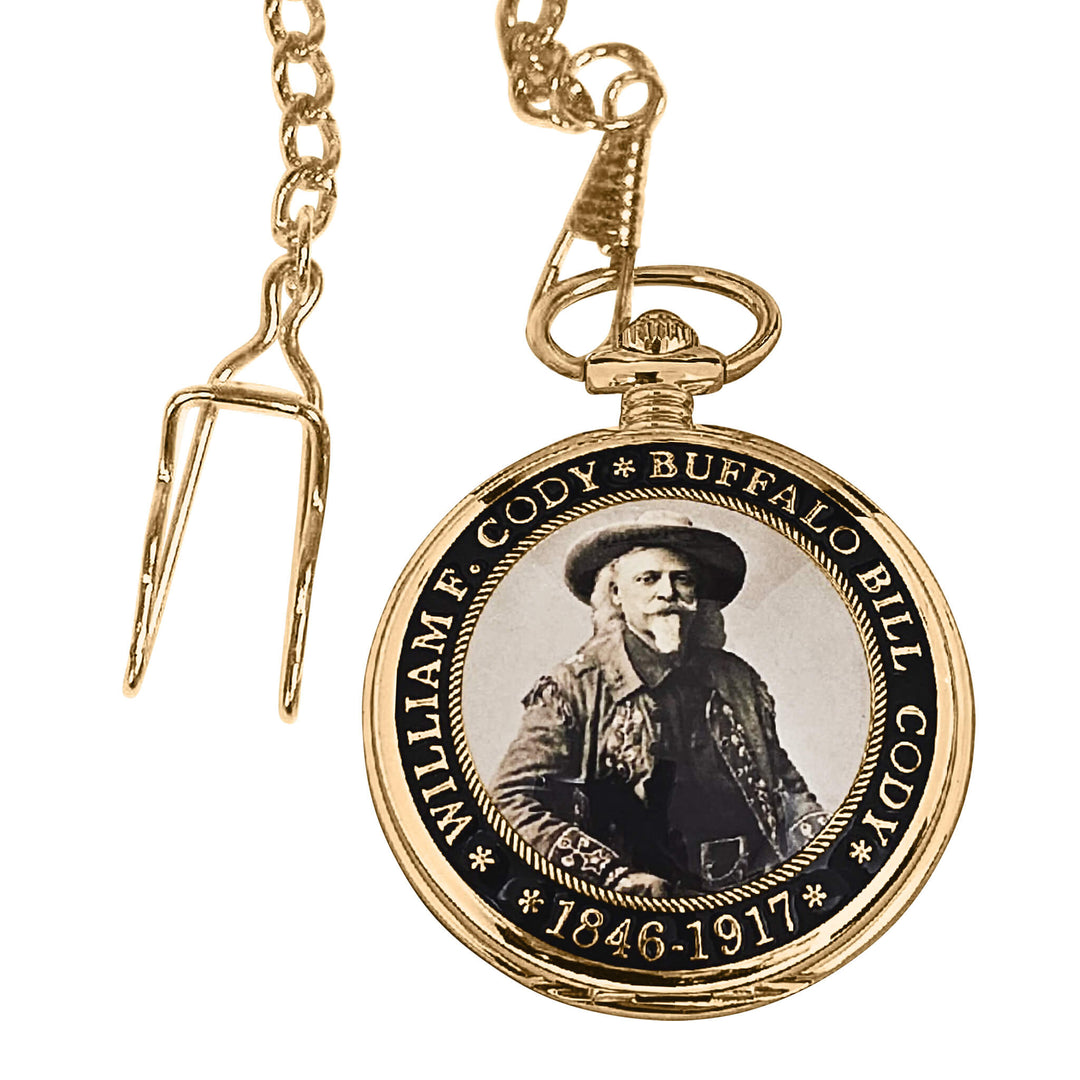 Daniel Steiger Western Legends Buffalo Bill Pocket Watch