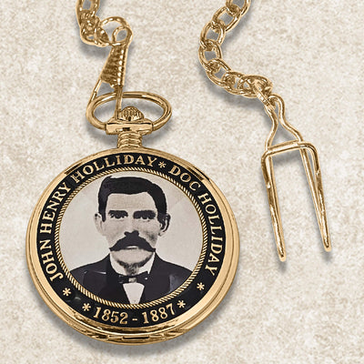 Western Legends Doc Holliday Pocket Watch