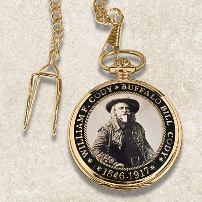 Western Legends Buffalo Bill Pocket Watch