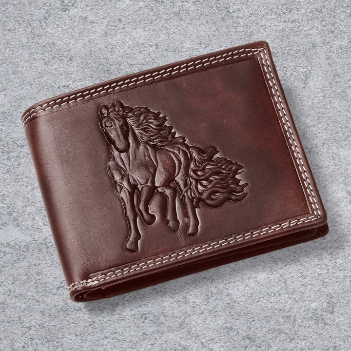 Daniel Steiger Stallion Animal Spirit Leather Wallet