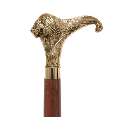 Lion Head Walking Cane