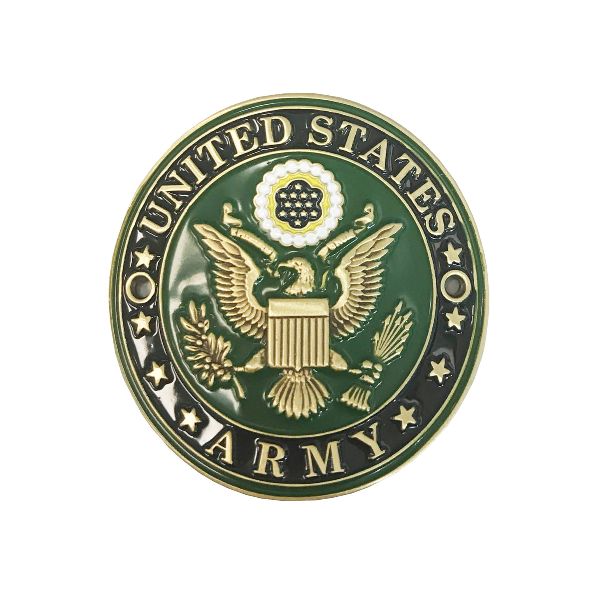 Army Veterans Walking Cane featuring a United States Army emblem with an eagle stars and laurel details Up To 75% Off Retail