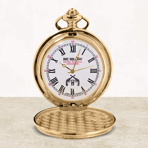 Western Legends Doc Holliday Pocket Watch