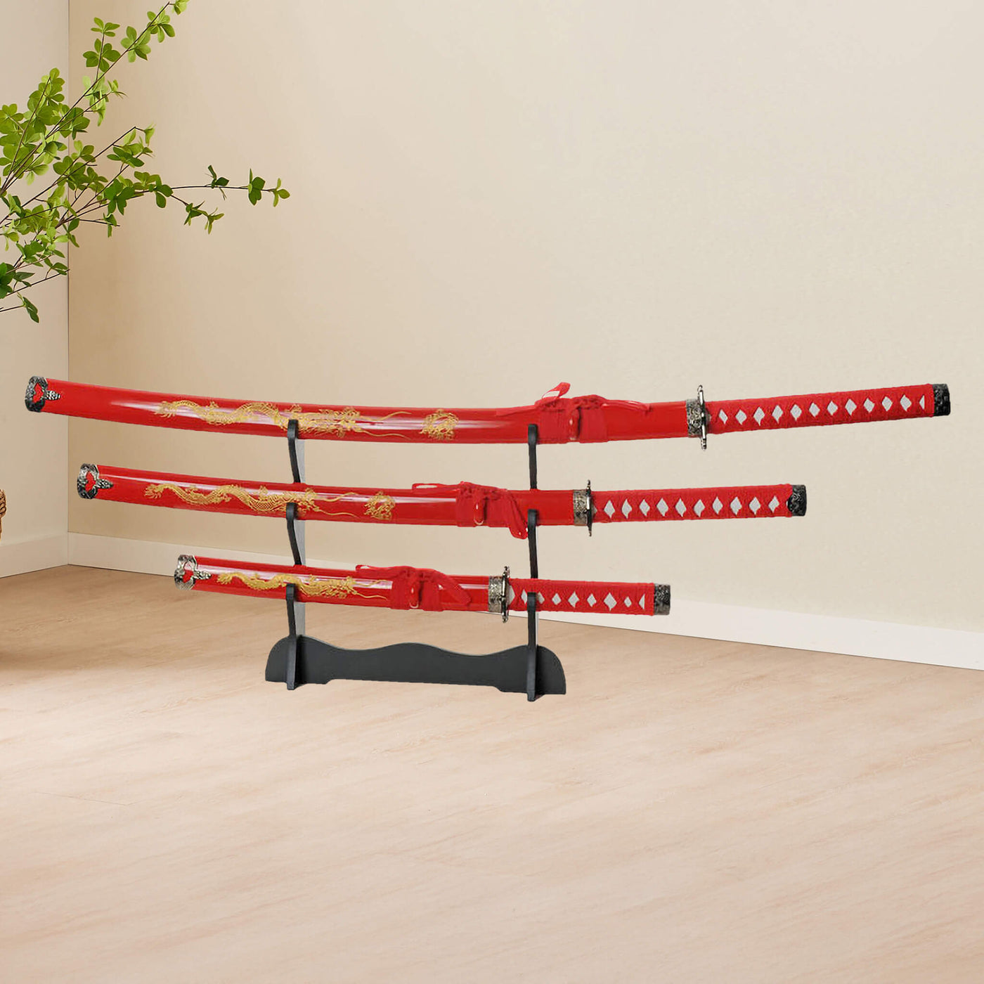Crimson Dragon Sword Set
